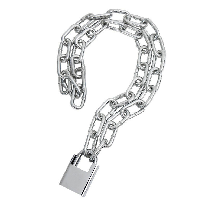 Half package anti-shear lock chain lock anti-theft chain lock bold and long anti-pry chain lock door lock management open lock