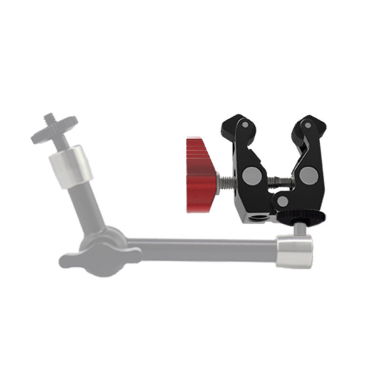 sofoto strong clip photography equipment monitor base splicing SLR camera fixed base crab clamp