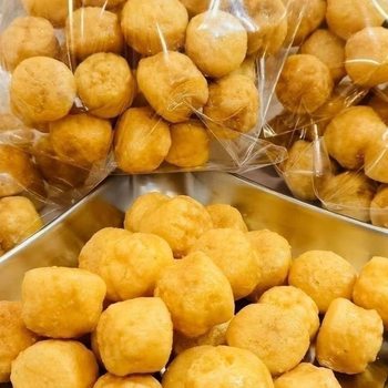 Internet Celebrity Toffee Corn Puff Toffee Flavored Corn Balls Spherical Flavored Popcorn Leisure Office Treat