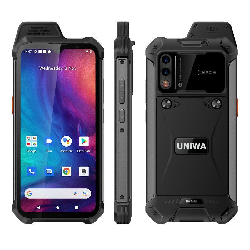 跨境新款6.3英寸三防手机ip68防水4g全球频段nfc防爆安卓智能手机