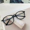 Xiaohongshu Same Style Glasses Frame Ultra-Light Puff Frame for Women Can Be Equipped with Myopia Frame Danyang Glasses Wholesale 1863