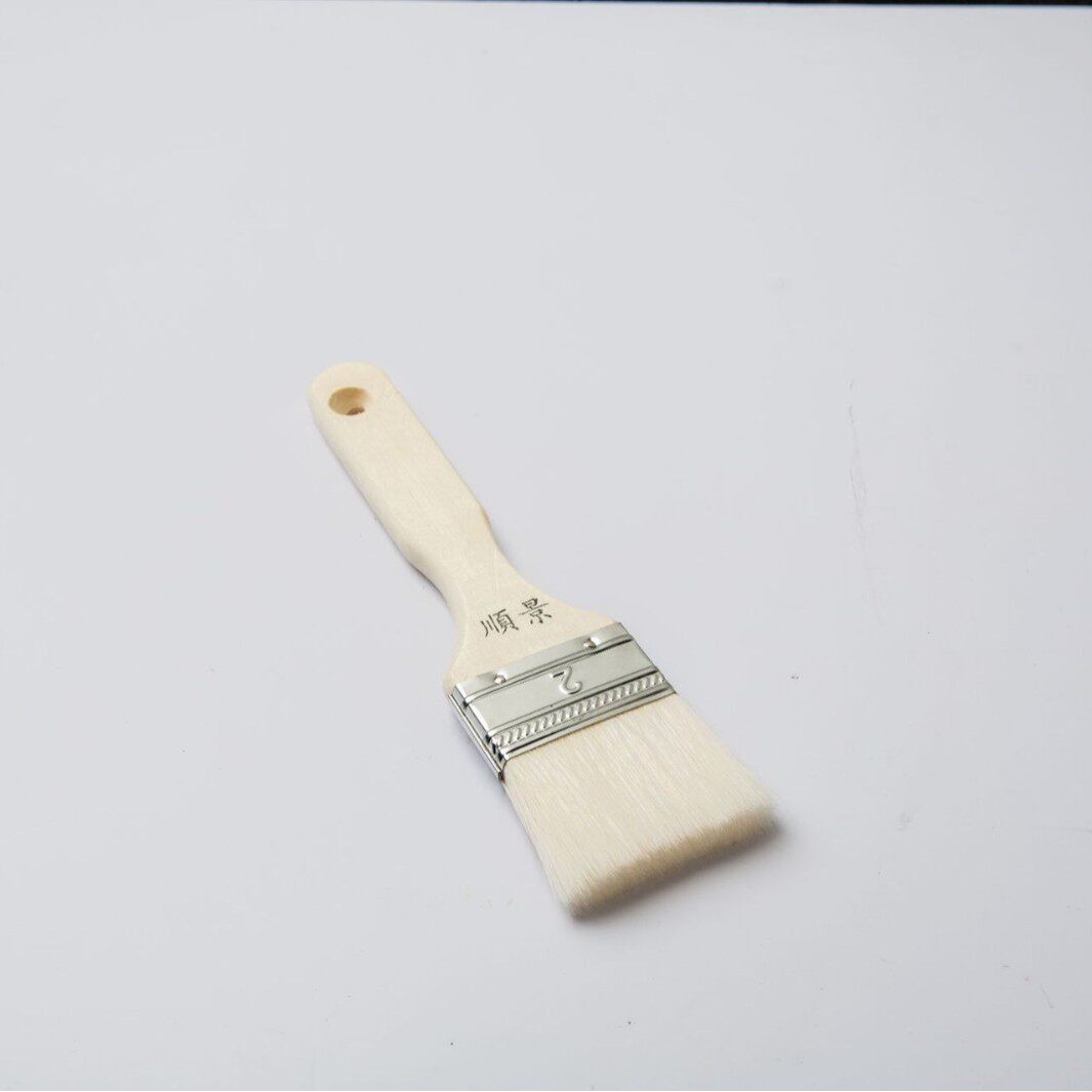 Wooden Handle Wool Brush Barbecue Brush Oil Brush Biscuit Brush Large and Medium Baking Brush Latex Paint Brush