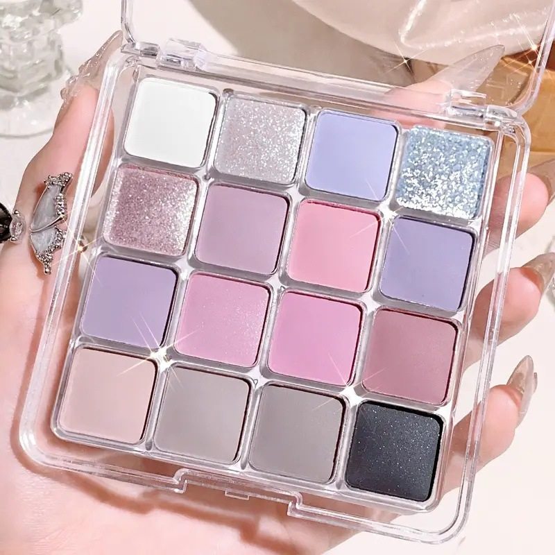 Capel 16-Color Sunset Magic Eye Shadow Palette Pearlescent Matte Earth Color Korean Makeup Eye Shadow Student Party