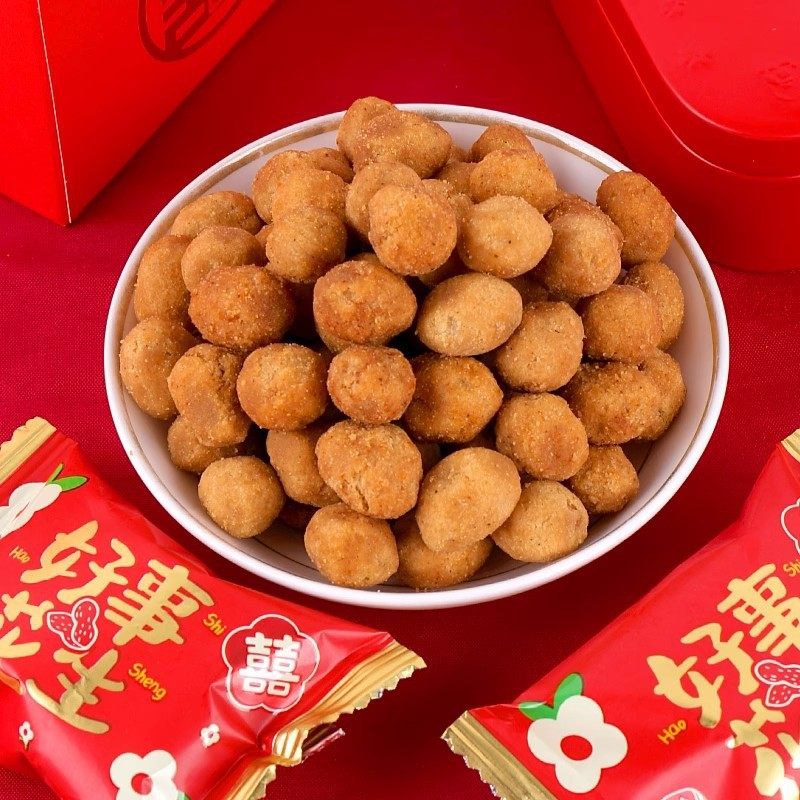Xue Kezi Good Things Peanut Crispy Wedding Candy Peanut Bean Candy Wedding Engagement Casual Snack Food Crispy Peanut