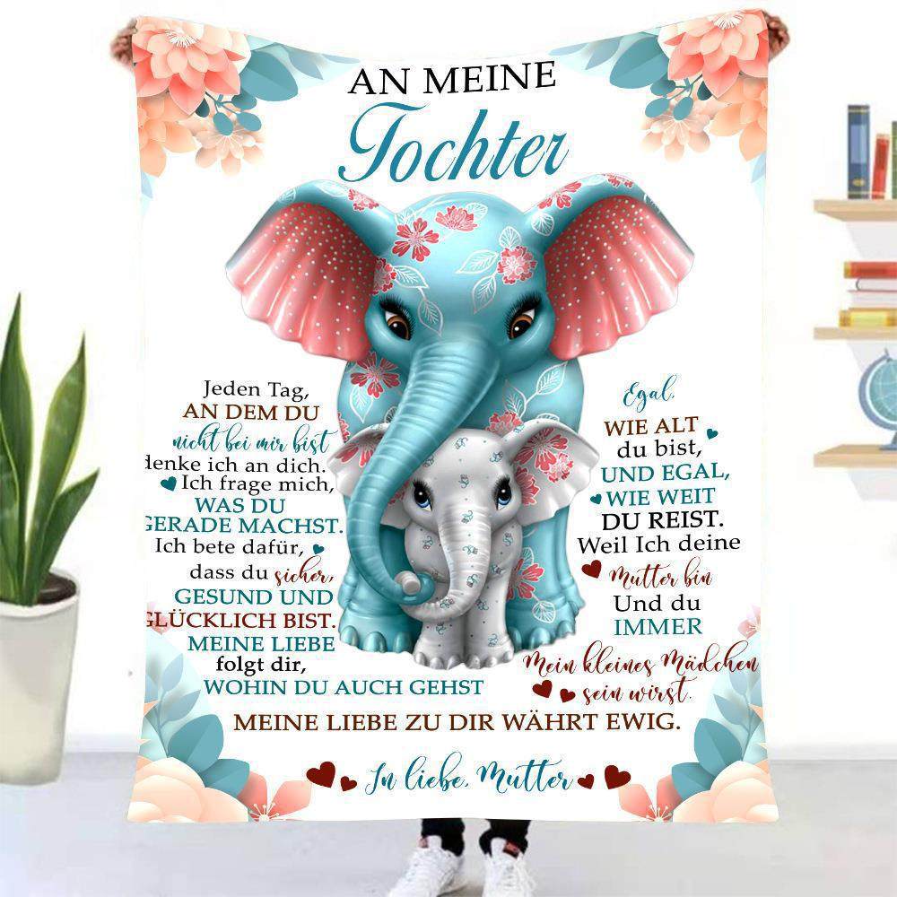 German Amazon Cross-border Series Envelope Flannel Blanket Hd Digital Printing Printing Blanket Factory Direct Sales