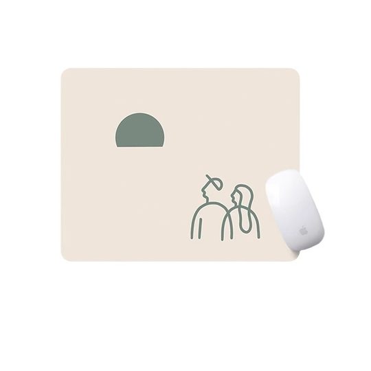 Cute Little Fresh Mouse Pad for Girls Ins Style Wristband E-Sports Notebook Simple Keyboard Pad Office Desk Pad