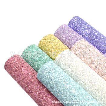 Coarse Powder Artificial Leather Twill Fabric Backing Artificial Leather Matte