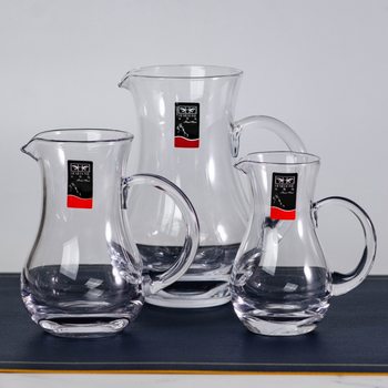 Foreign wine and white wine wine jug suit crystal glass wine cup household wine dispenser hotel glass thick hotel commercial