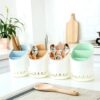 Plastic draining chopsticks holder household creative chopsticks cage kitchen knife fork spoon tableware storage rack storage box chopsticks