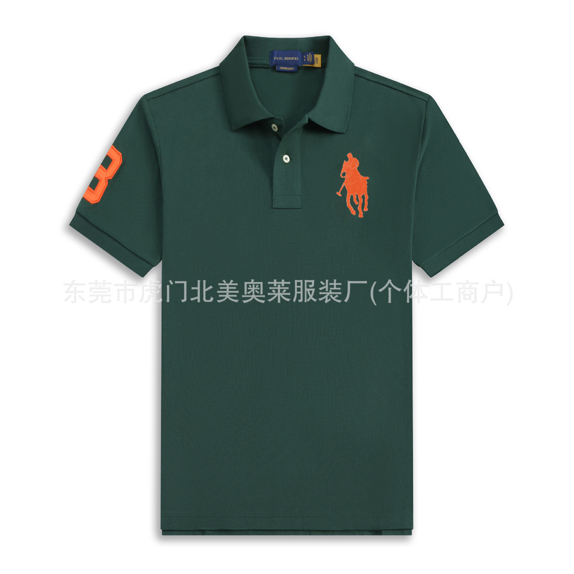 高品质版RL保罗大马标男士短袖polo衫纯棉翻领t恤男休闲马球衫