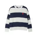 A069 navy blue and white