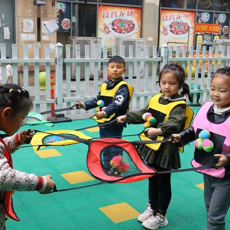 亲子儿童运动器材幼儿园户外玩具训练双人抛接球感统道具活动用品