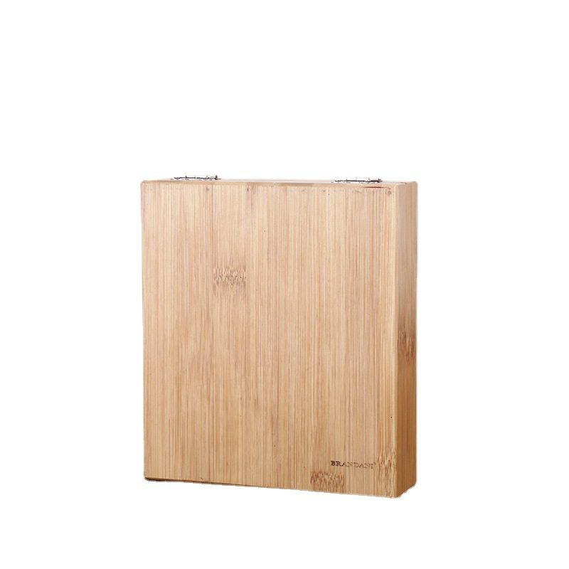 High-grade bamboo box bottle opener suit wine multifunctional stainless steel wooden box wine bottle opener four-piece round set