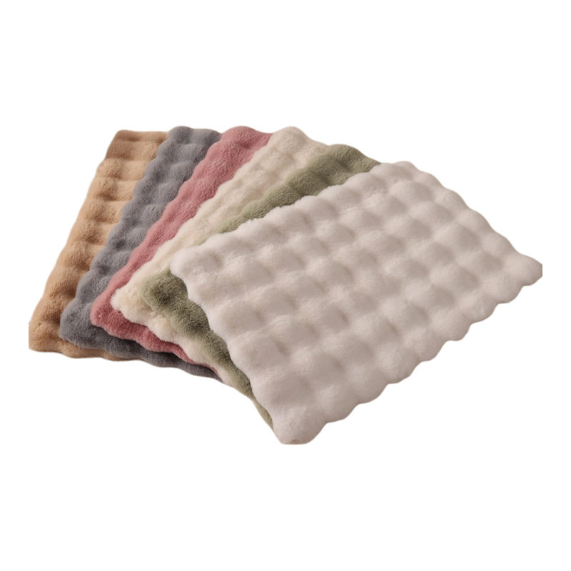 Pet Mat Plush Mat Cat and Dog Mat Thickeneded Warm Anti-Slip Mat Round Cat Cushion Cat Kennel Kennel Sleeping Mat