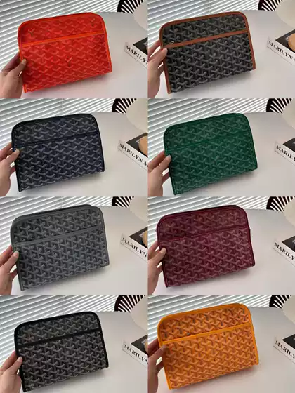 New Gao Yade Clutch Cosmetic Bag Toiletry Bag Niche Xiaohongshu Macaron Color Card Douyin Ins Same Style