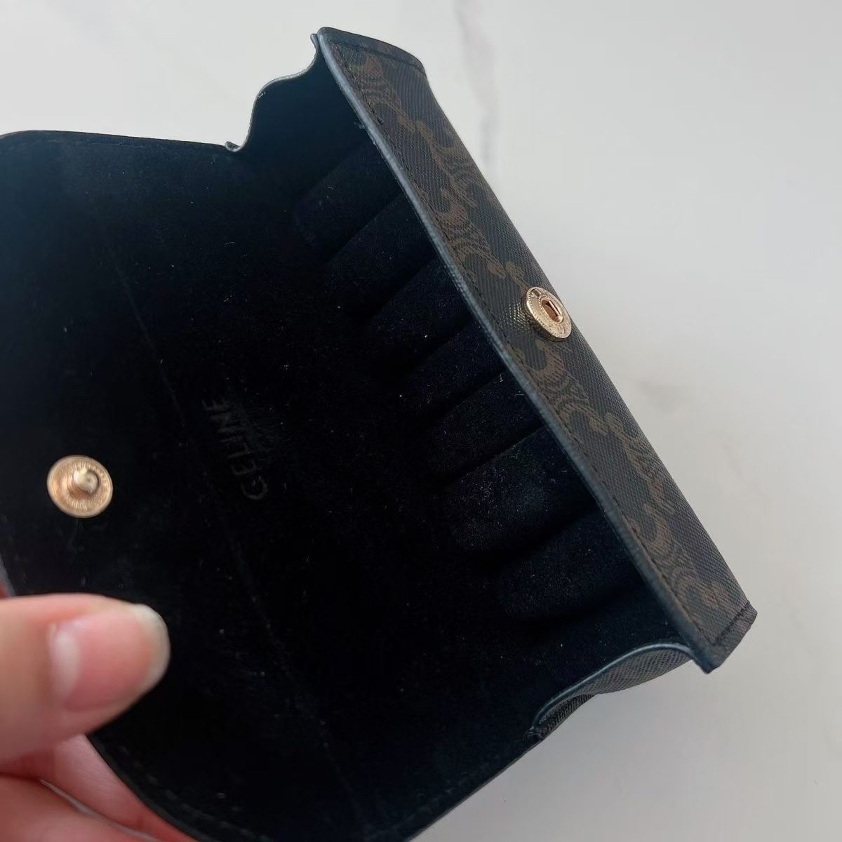 Ring Fine Jewelry Storage Box for Business Travel New Jewelry Portable Mini Flannel Jewelry Box