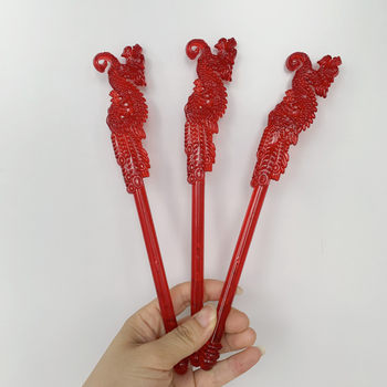 Lantern Crystal Acrylic Portable Rod Children's Toy Portable Rod Manufacturer Direct Sales Plastic Handle Portable Rod in Stock