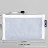 Simple Transparent Mesh Pencil Bag Storage Bag Large Capacity Pencil Bag Student Exam Portable Pencil Bag Stationery Bag Wholesale