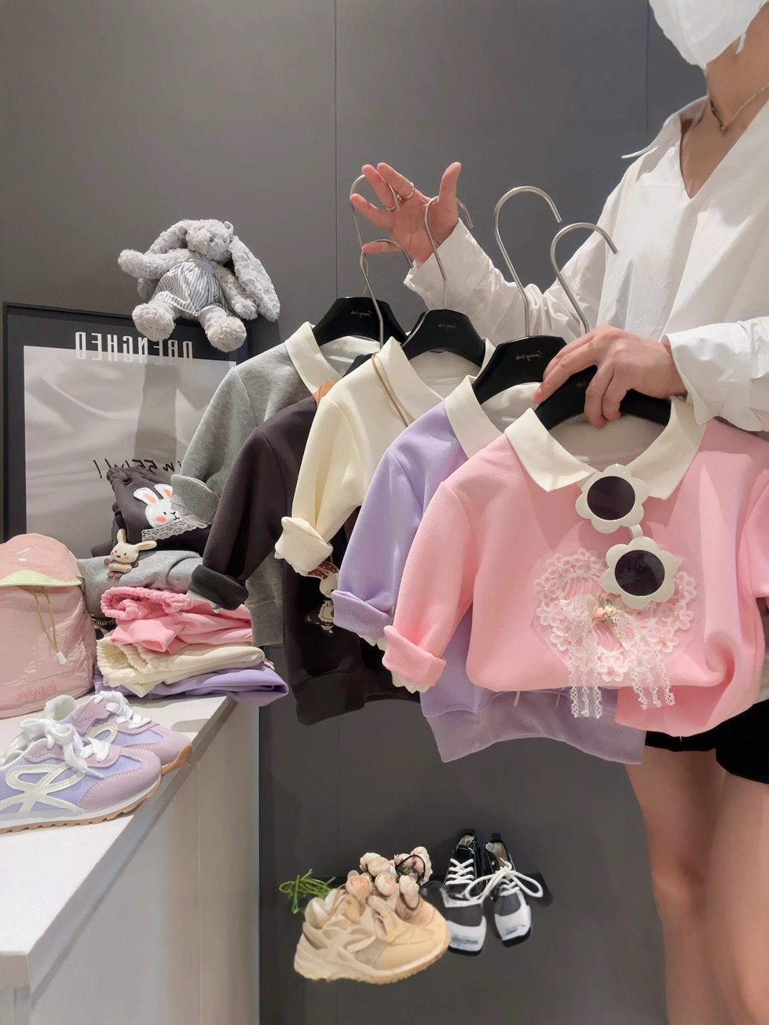 Cartoon Hoodie, New Children's Collared Polo Shirt, Spring & Autumn Outfit, Stylish Versatile Top for Baby Girls