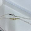 Zhuji pearl necklace natural freshwater pearl baby bead high sense clavicle chain 3-4mm sterling silver wholesale in stock