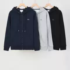 Cross-Border 7-Color Set Lac Crocodile 360g Healthy Cloth Embroidered Zipper Cardigan Sweatshirt Hoodie Sweatpants Small Pants