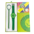 Silicone two-piece set green (including box)