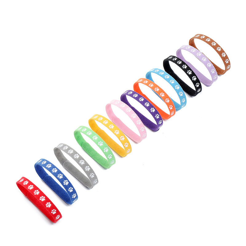 Pet Classification Collar Puppy Puppy Cat Identification Footprint Collar Newborn Puppy Cat Birth Dairy Dog Necklace