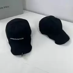 B New Style Lettered Washed Cotton Baseball Cap with Metal Decoration and European Letter Embroidery Fashion Hat