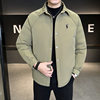 Down Jacket Men's Winter New Youth Casual Simple Embroidered High-End Duck down Warm Jacket