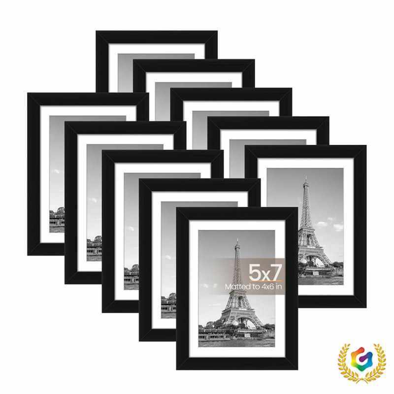 ✅ Cross-Border Meikeduo Amazon Temu Xiyin 8X10 Photo Frame Wooden Wall Hanging Decorative Picture Frame 3-Piece 5-Piece Set