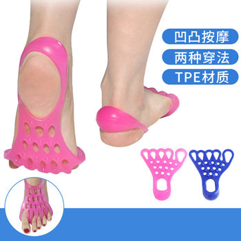 Cross-Border Popular Silicone Toe Separators, Toe Separator for Correcting Overlapping Toes, Factory Ready Stock Wholesale