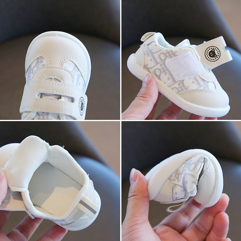 Spring and autumn soft-soled baby shoes toddler shoes non-slip small men's and women's baby shoes breathable children's shoes a generation of hair