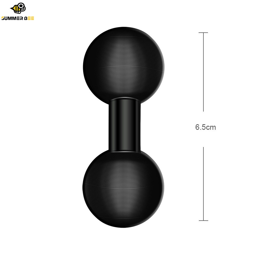 通用1英寸球头配件25mm球头手机导航支架底座连杆菱形方形后视镜
