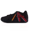Black orange red
