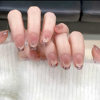 [Liuguang] Purely Handmade Wearable Nails, High-End, Accessible Luxury, French Style Cat-Eye Manicure, Gradient Nails