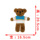 Мультяшный большой вышитый патч-накладка аксессуары для одежды в тон одежде diy аксессуары с рисунком вышитой ткани patch bear mini 8
