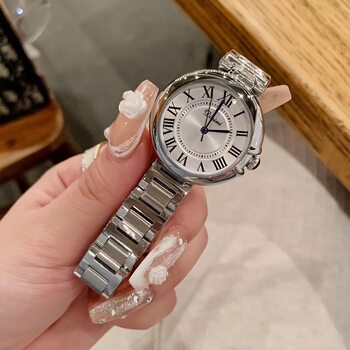 Timini Watch Wholesale Simple Temperament Retro Roman Literal Solid Steel Band Watch High-End Men's and Women's Couple Watch