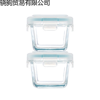 Xilekou Food Supplement Box Can Be Steamed and Microwave Heated Bowl Glass Crisper Food Sample Retention Box Mini Xiaowangjin