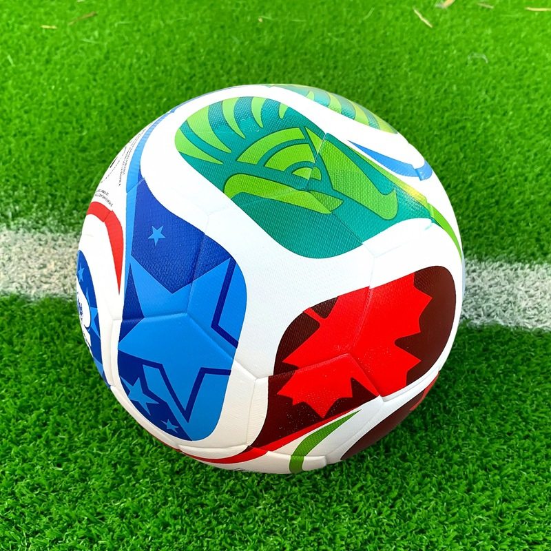 Cross-Border Football Football Champions League Event Leather Pu Bonding Adult Training Wear-Resistant Premier League World Cup Wholesale