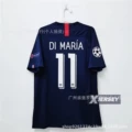 19-20 paris saint-germain home customized no. 11 star plus champions league fair strip