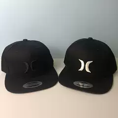 Hurley streetwear小众 skate flat brim cap for men and women hard top sports baseball hat