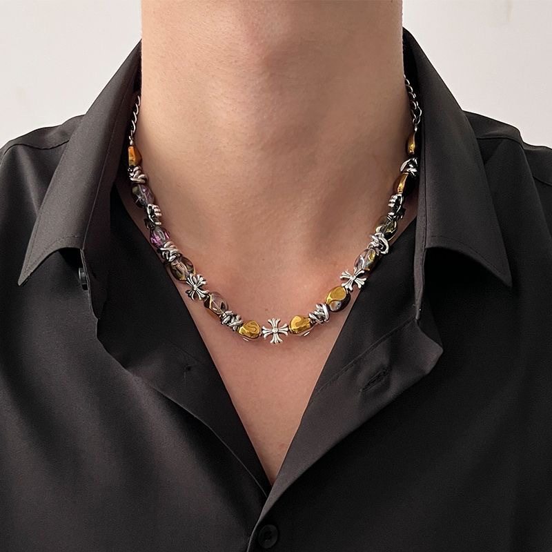 项链男钛钢不掉色简约百搭饰品女毛衣链新款时尚个性爆款嘻哈配饰