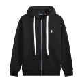 White rope zipper black white label