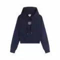 Navy blue [hooded small label embroidery]