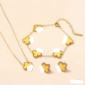 Three-piece set [yellow shell color]