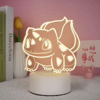 Cross-Border Wholesale USB Charging Three-Color Table Lamp Home Touch 3D Atmosphere Lamp Bedroom Bedside Acrylic Night Light