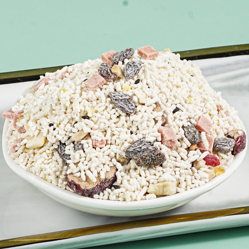 Chia Seed Osmanthus Tremella Lotus Root Powder 500g Canned Instant Food Instant Lotus Root Powder Wholesale Ready-To-Eat Nut Lotus Root