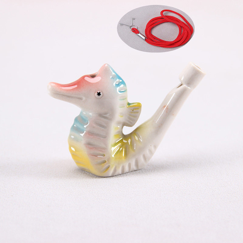 陶瓷工艺品12557水鸟口哨 儿童音乐陶笛 旅游景区热销工艺品哨子