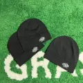 Embroidered black and gray