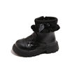 Girls' Boots Winter 2025 New Thickeneded and Warm Kidsren's Snow Boots for Middle-Aged and Older Girls Princess Boots Mid-Calf Boots